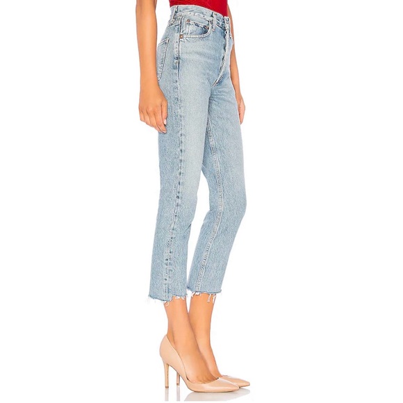 🌷sold🌷AGOLDE • Riley High Rise Straight Crop - Picture 2 of 8